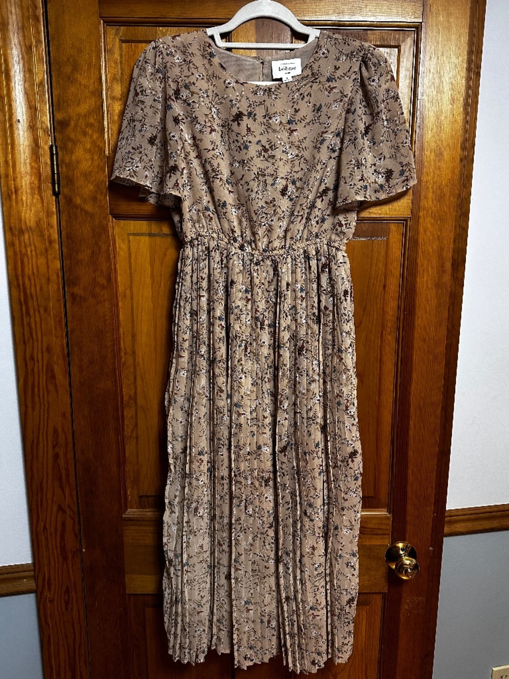 Bohme floral midi dress